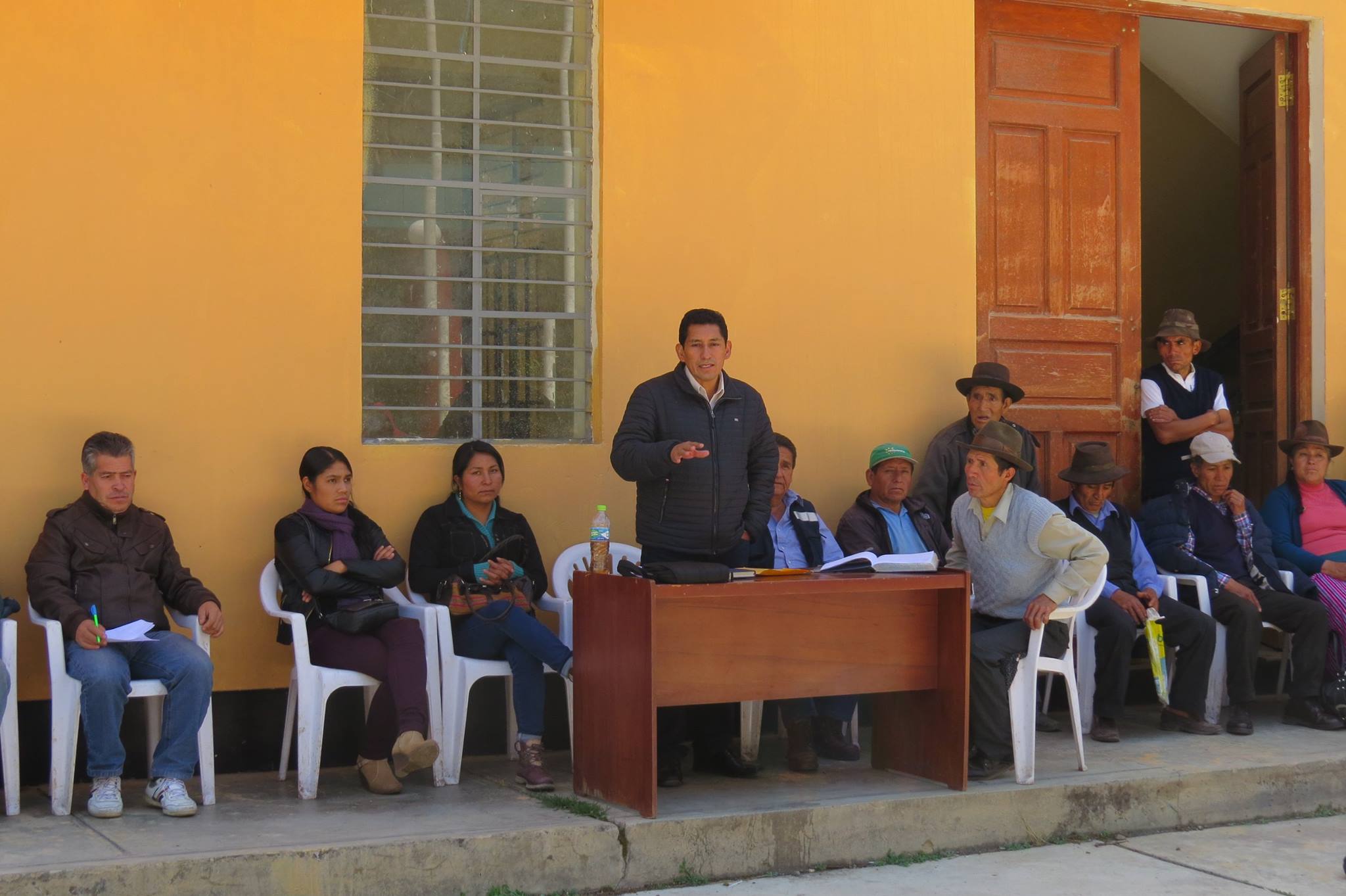 ALCALDE DEL DISTRITO DE SAN MARCOS LIC. RUBEN BRIOSO MELGAREJO SOSTUVO IMPORTANTE REUNIÓN CON LOS CENTROS POBLADOS DE MOSNA Y RANCAS